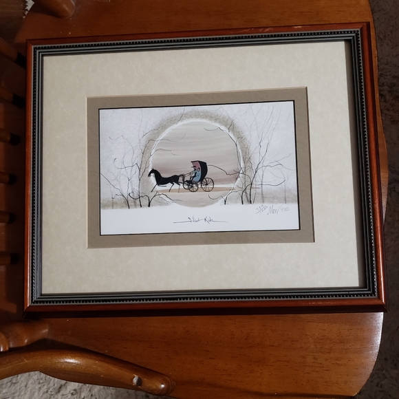 "Silent Ride" by P. Buckley Moss - Picture 5 of 11